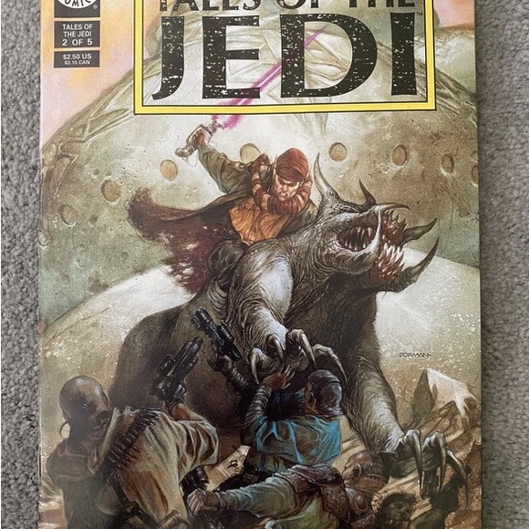 1993 Dark Horse Star Wars Tales of the Jedi #1-5 1st Apps Complete - Picture 3 of 7